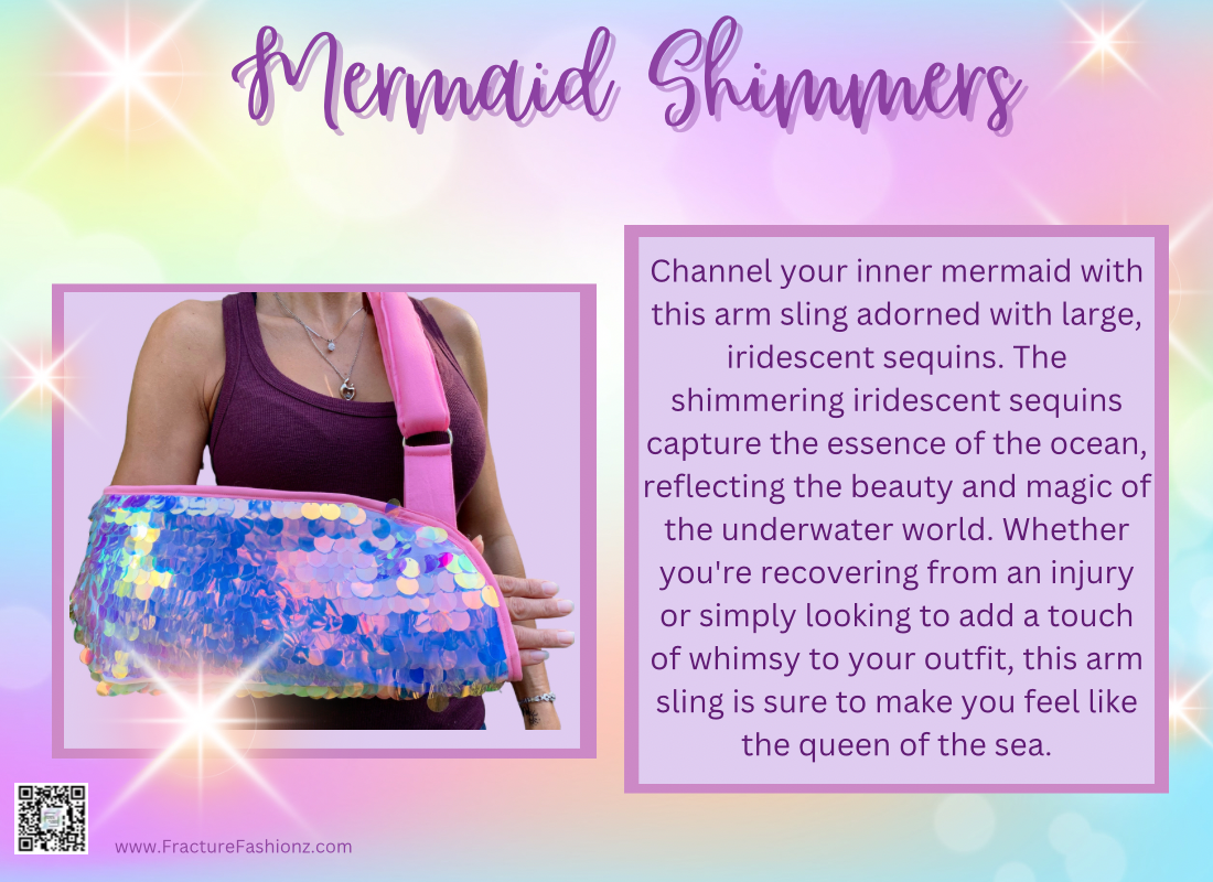 Mermaid Shimmers Arm Sling