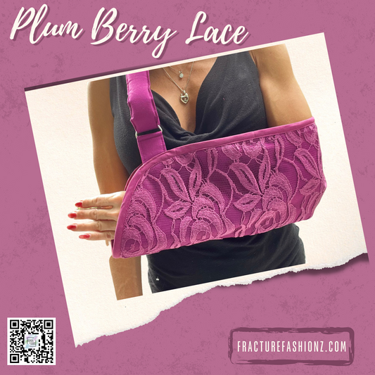 Plum Berry Lace Arm Sling