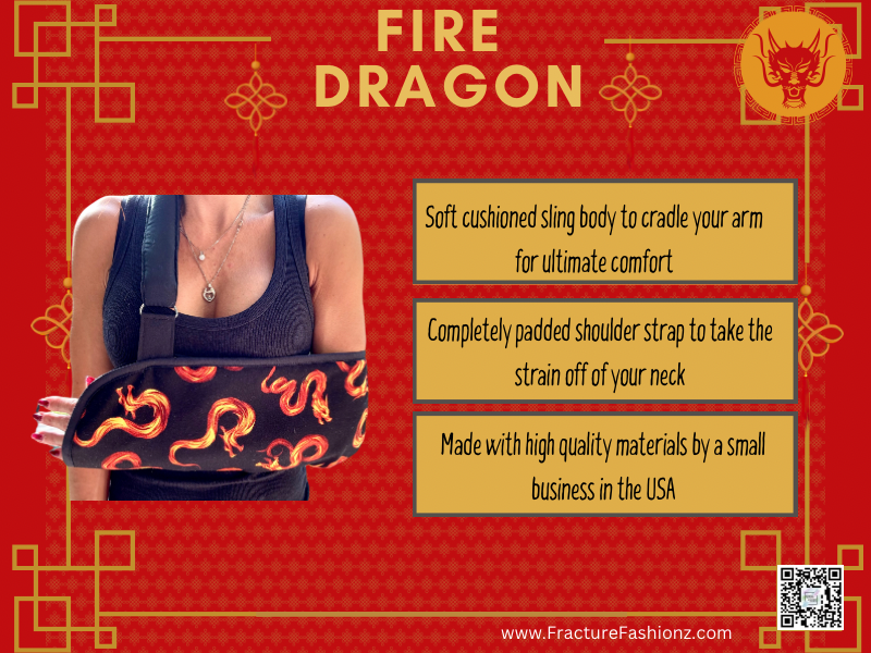 Fierce Fire Dragon Arm Sling