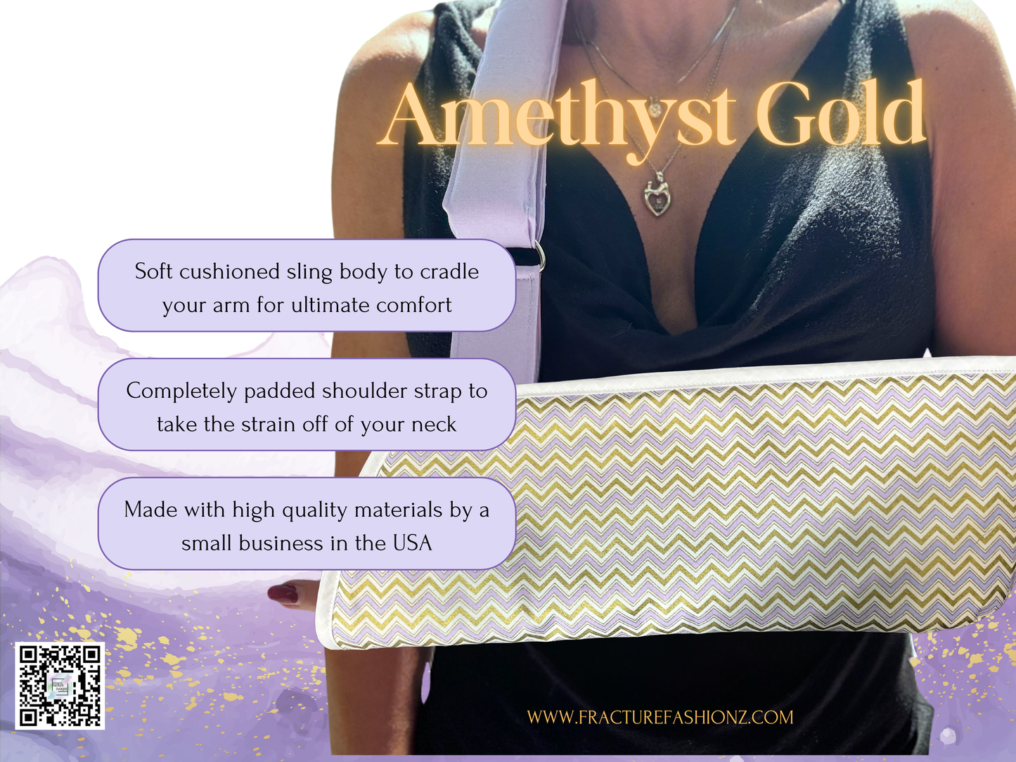 Arm Sling | Amethyst Gold Arm Sling