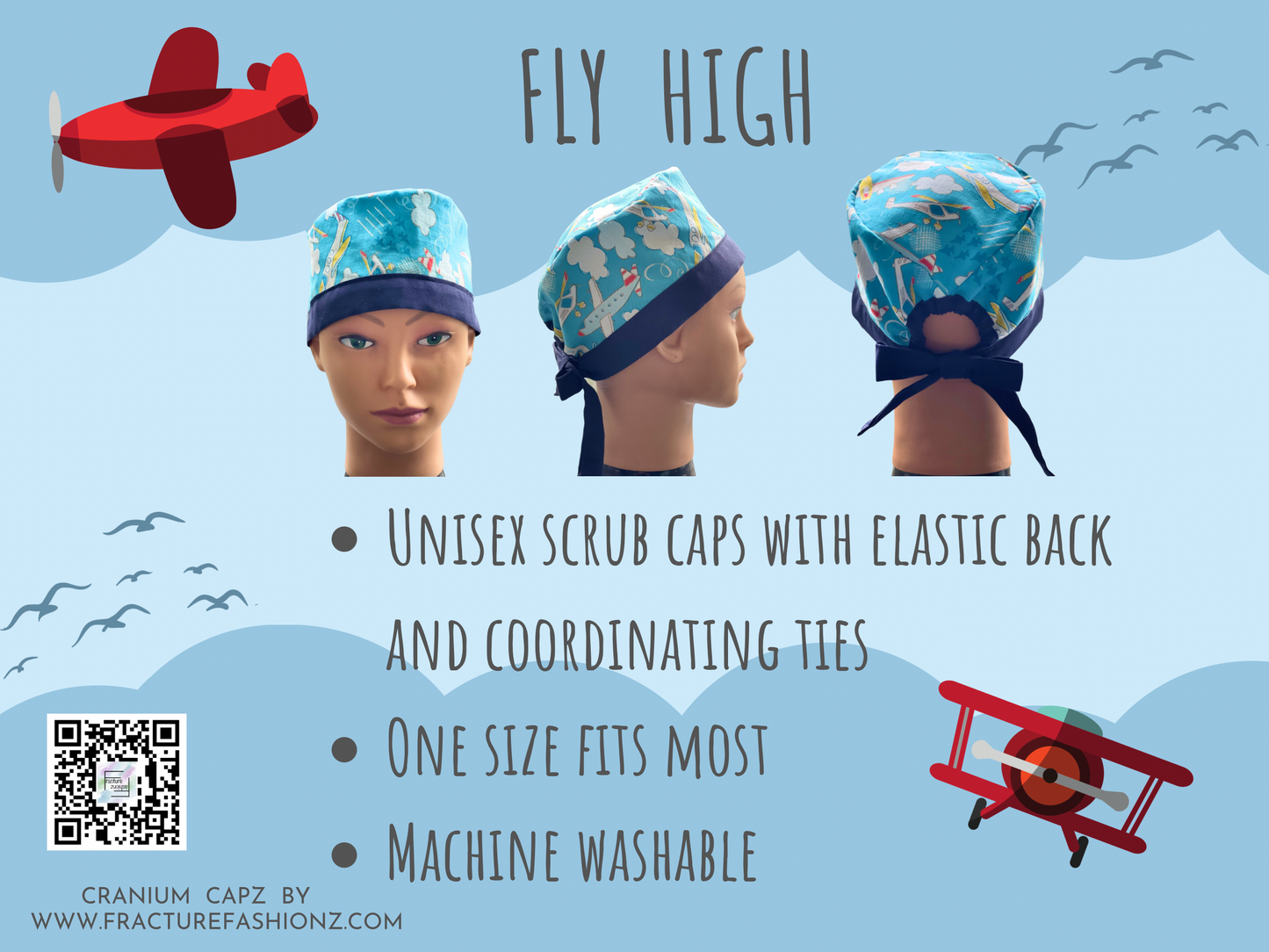 Fly High Scrub Hat