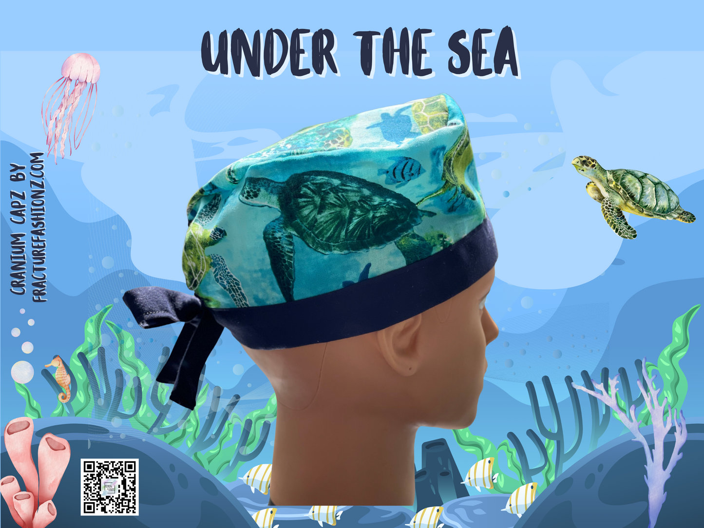 Under the Sea Scrub Hat