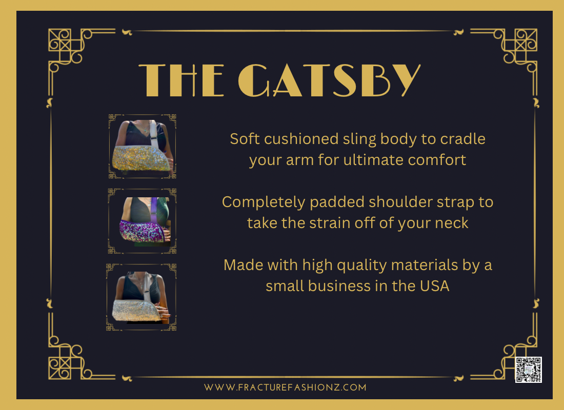 The Gatsby Flapper Sequins Arm Sling
