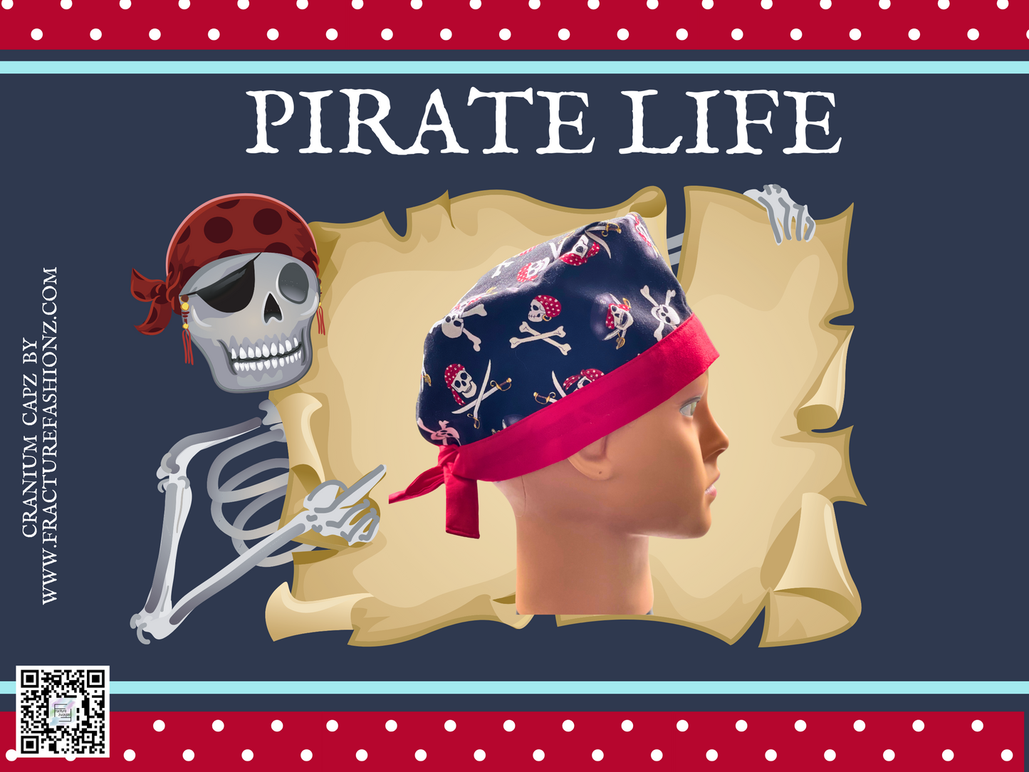 Pirate Life Scrub Hat