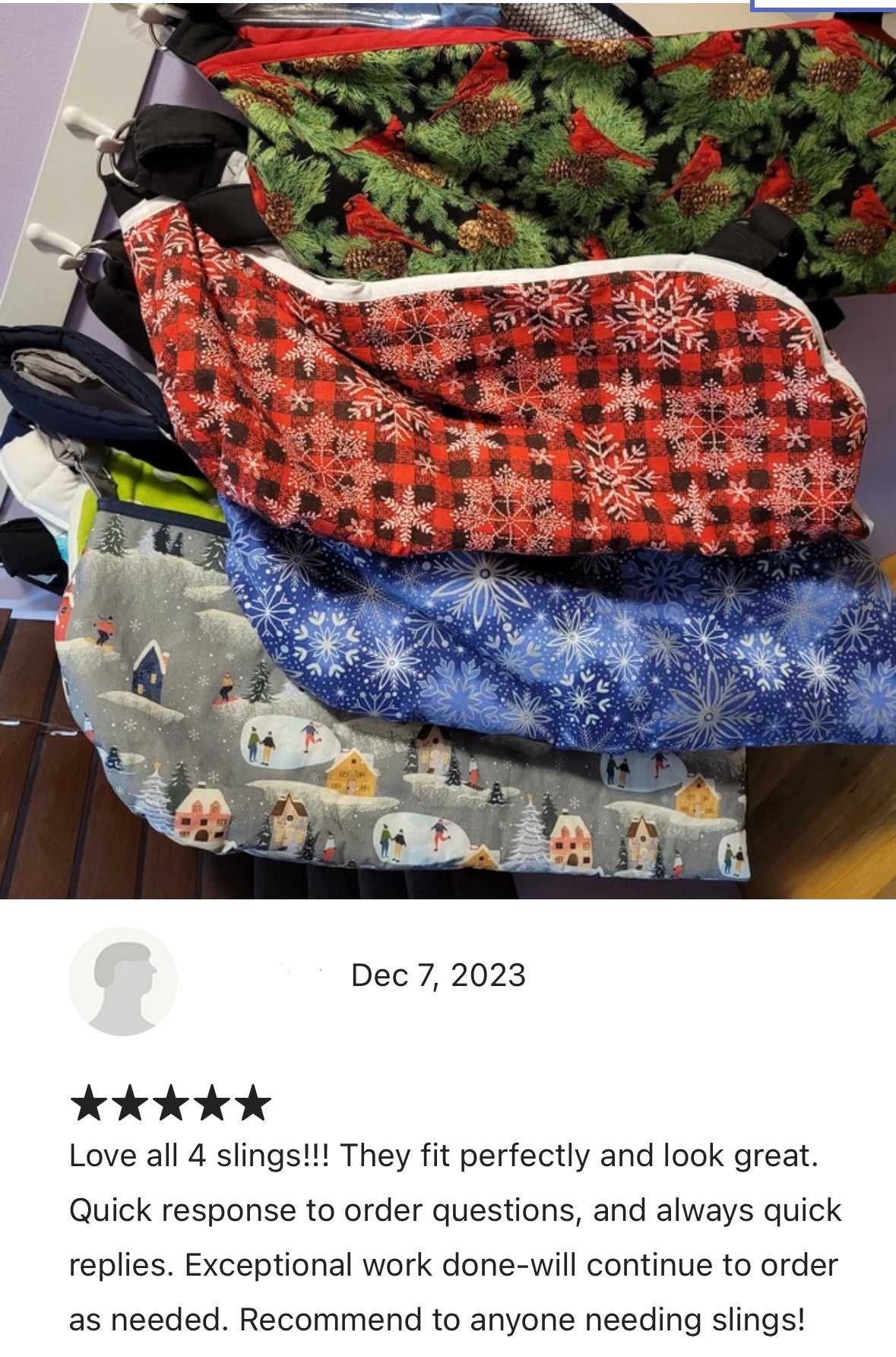 Arm Sling | Snowy Days Arm Sling