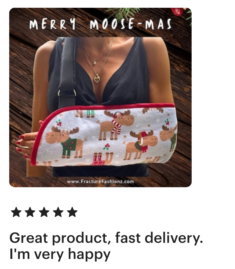 Merry Moose-Mas Arm Sling