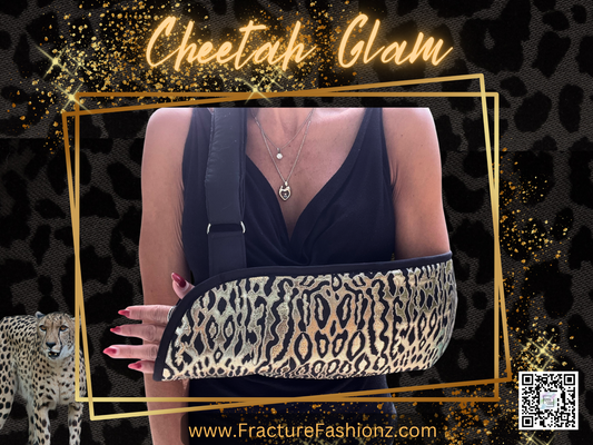 Cheetah Glam Arm Sling