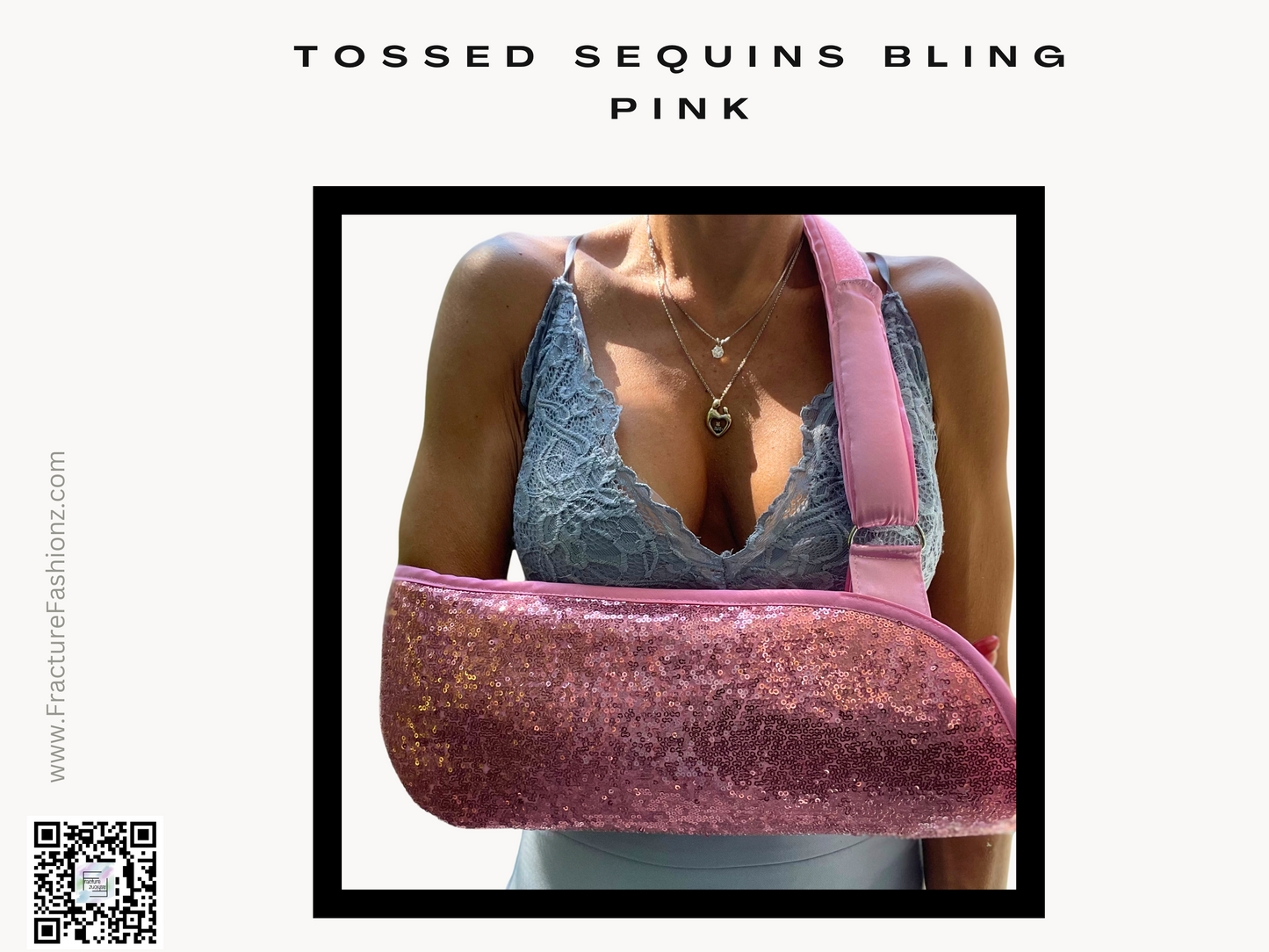 Tossed Sequins Bling Arm Sling- Various Colors