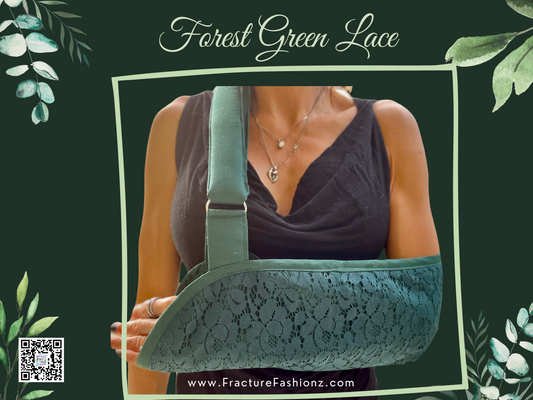 Forest Green Lace Arm Sling