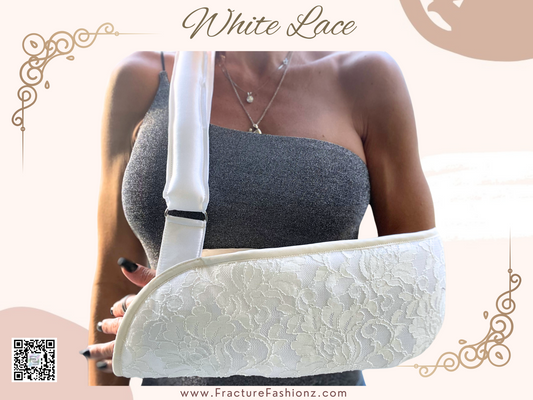 White Lace Arm Sling