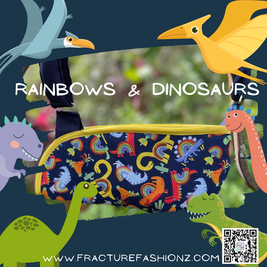 Rainbows and Dinosaurs Arm Sling