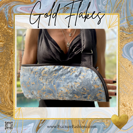 Gold Flakes Arm Sling