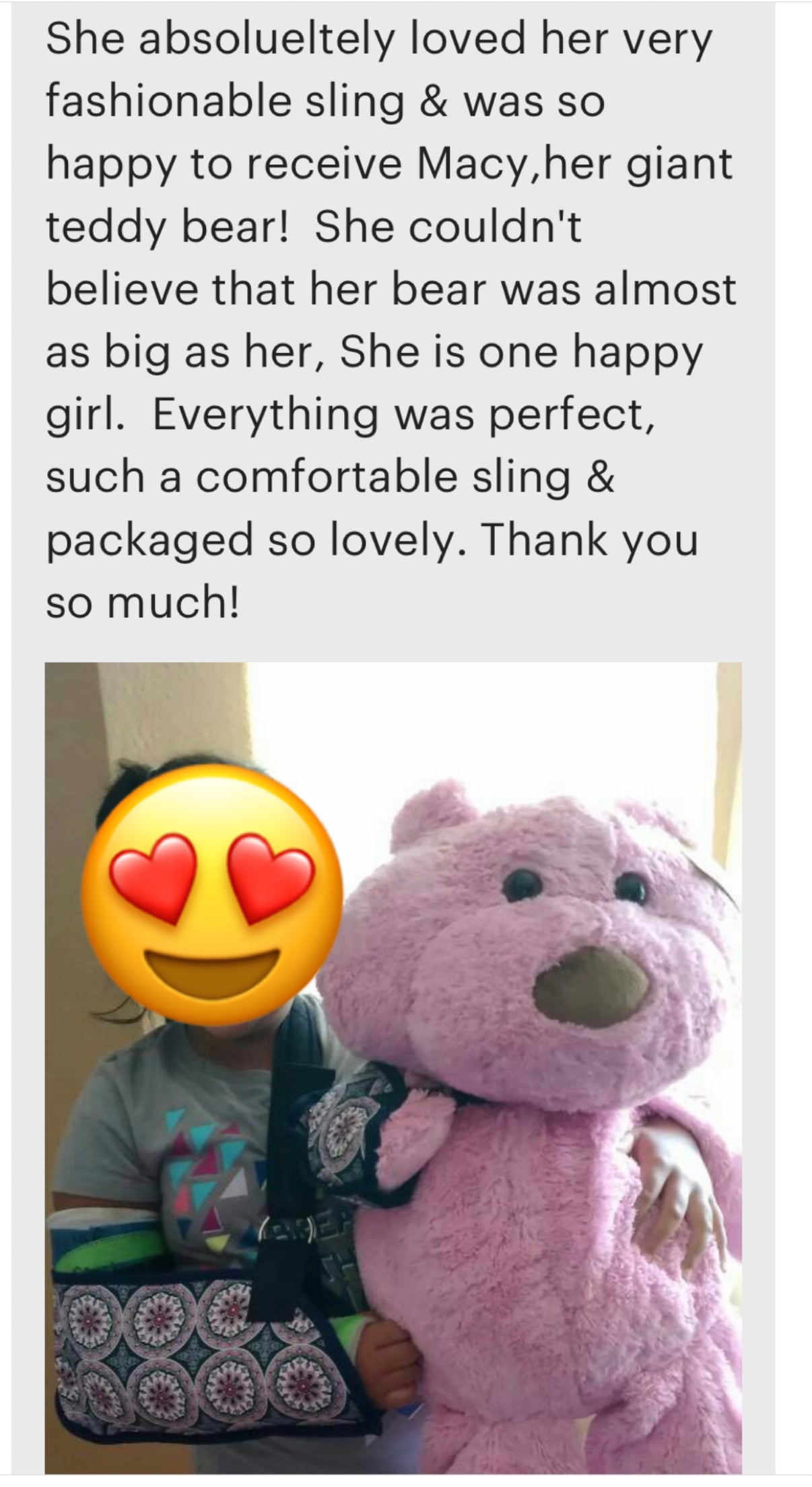 Gift | Jumbo Stuffed Animal Friend with Get Well arm sling- variety