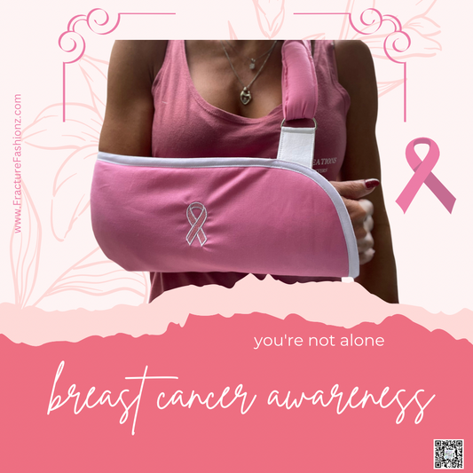 Embroidered Breast Cancer Arm Sling