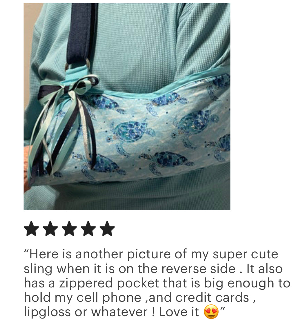 Sea turtle arm sling review