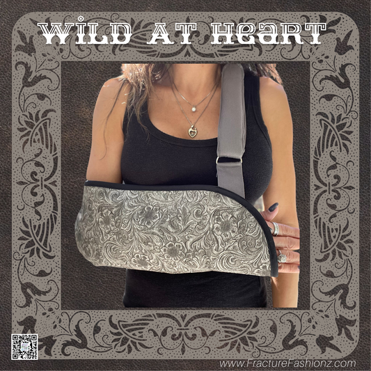 Wild at Heart Faux Leather Arm Sling