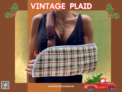 Arm Sling |  Vintage Plaid Arm Sling