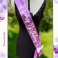 Sash | Sparkling Lavender Purple Sequins Fabric Birthday Girl Sash