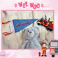 Wee Woo Hero Firetruck Pennant, Daddy’s Girl, Denim Flag