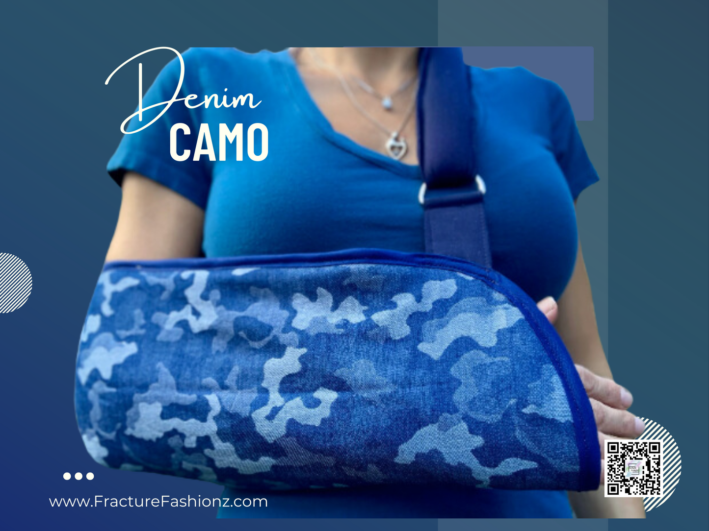 Arm Sling | Denim Camo Arm Sling