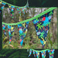 Guirlande | Guirlande dinosaure de la jungle, Drapeaux de fête d'anniversaire