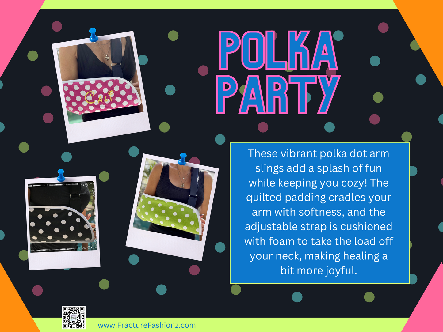 Polka Party Arm Sling