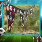 Fußball Wimpelkette, Geburtstagsflaggen, Saisonabschluss-Partydekorationen