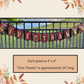 Bunting | Festive Thanksgiving Decor | Give Thanks Banner with Iridescent Sequins & Fringe