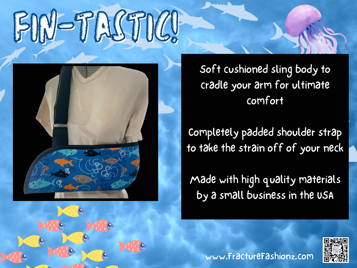 Arm Sling | Fintastic Padded Arm Sling