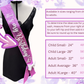 Sash | Sparkling Lavender Purple Sequins Fabric Birthday Girl Sash