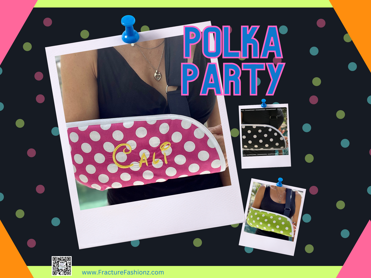 Polka Party Arm Sling