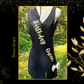 Celebrate in style with this dazzling black sequin “Birthday Queen” sash, designed to make any birthday unforgettable! Crafted with shimmering black sequins, this sash catches the light and adds sparkle to every moment. The bold “Birthday Queen” text stands out beautifully, making it clear who the star of the day is. A luxurious gold satin bow adds an elegant touch, giving a pop of contrast and a touch of sophistication.
