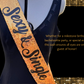 Sash | Customizable Deep Gold Personalized Sequin Sash