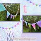 Bunting | Colorful Mermaid Scales Bunting Garland - Party Decoration, Birthday Party Flags