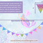 Bunting | Colorful Mermaid Scales Bunting Garland - Party Decoration, Birthday Party Flags