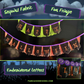 Sparkling Sequins Embroidered Halloween Bunting with Fun Fringe and Embellishments