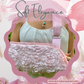 Arm Sling | Soft Elegance: Padded Arm Sling with Soft Pink Chiffon 3D Flowers
