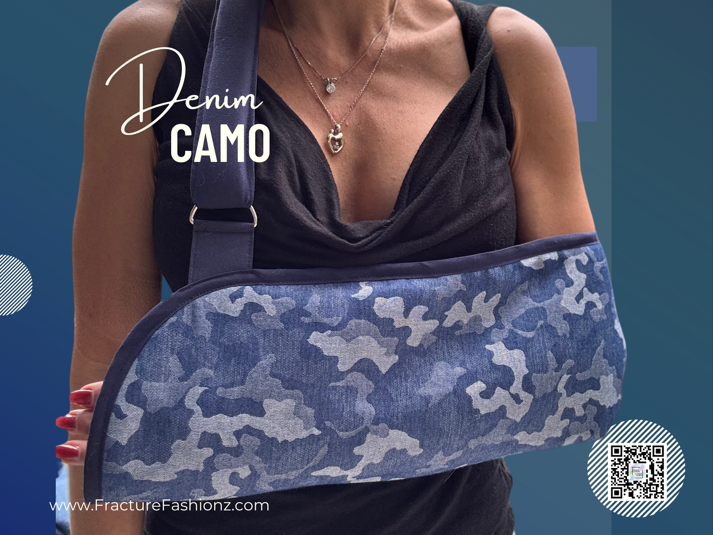 Arm Sling | Denim Camo Arm Sling