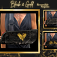 Arm Sling | Black & Gold Reversible Sequins Arm Sling