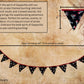 Wimpelketten | Gasparilla Piratenwimpelkette, Jolly Roger Party-Fahnen