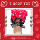 Scrub Hat | I Woof You Scrub Hat