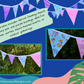 Bunting | Flamingo Beach Bunting – Tropical Hula Party Decor Garland - Party Decoration, Birthday Party Flags