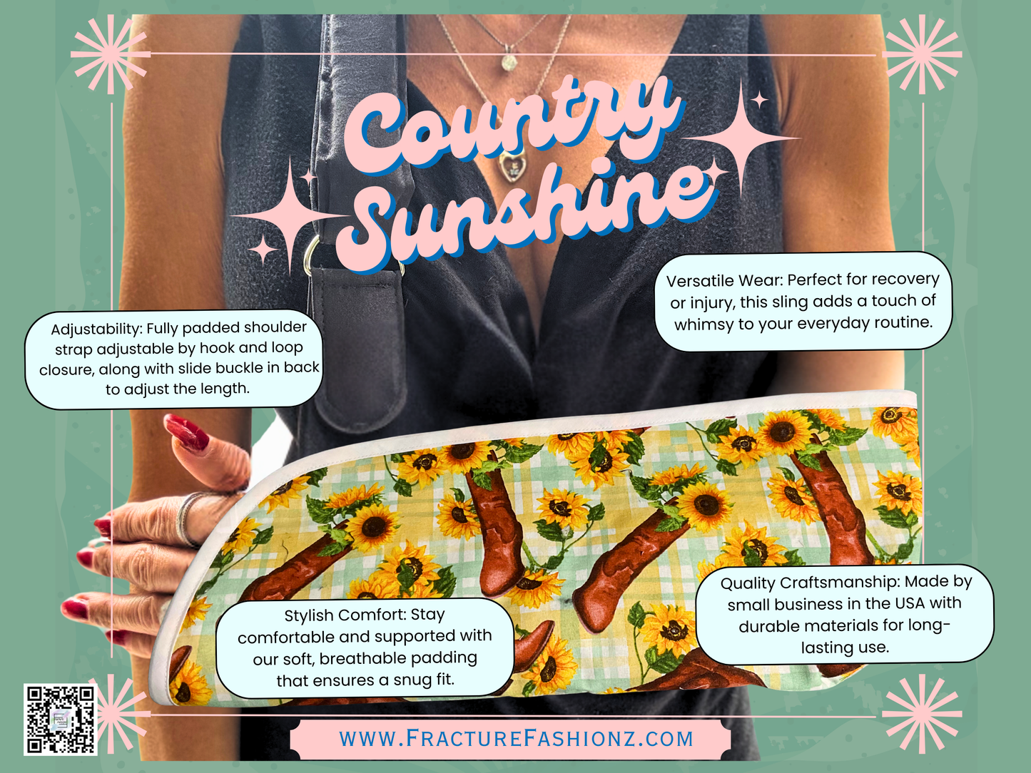 Écharpe de bras | Écharpe de bras Tournesol "Country Sunshine"