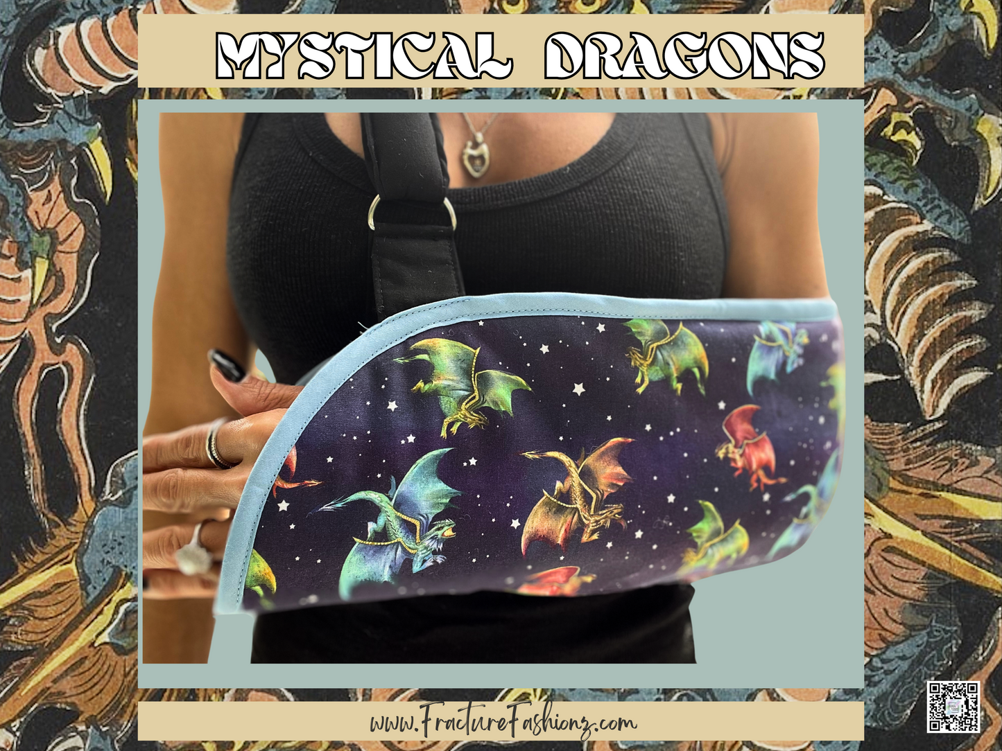 Arm Sling | Mystical Dragons Fashion Arm Sling