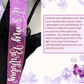 Sash | Sparkling Lavender Purple Sequins Fabric Birthday Girl Sash