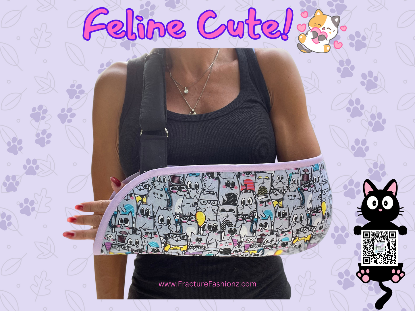 Feline Cute Arm Sling