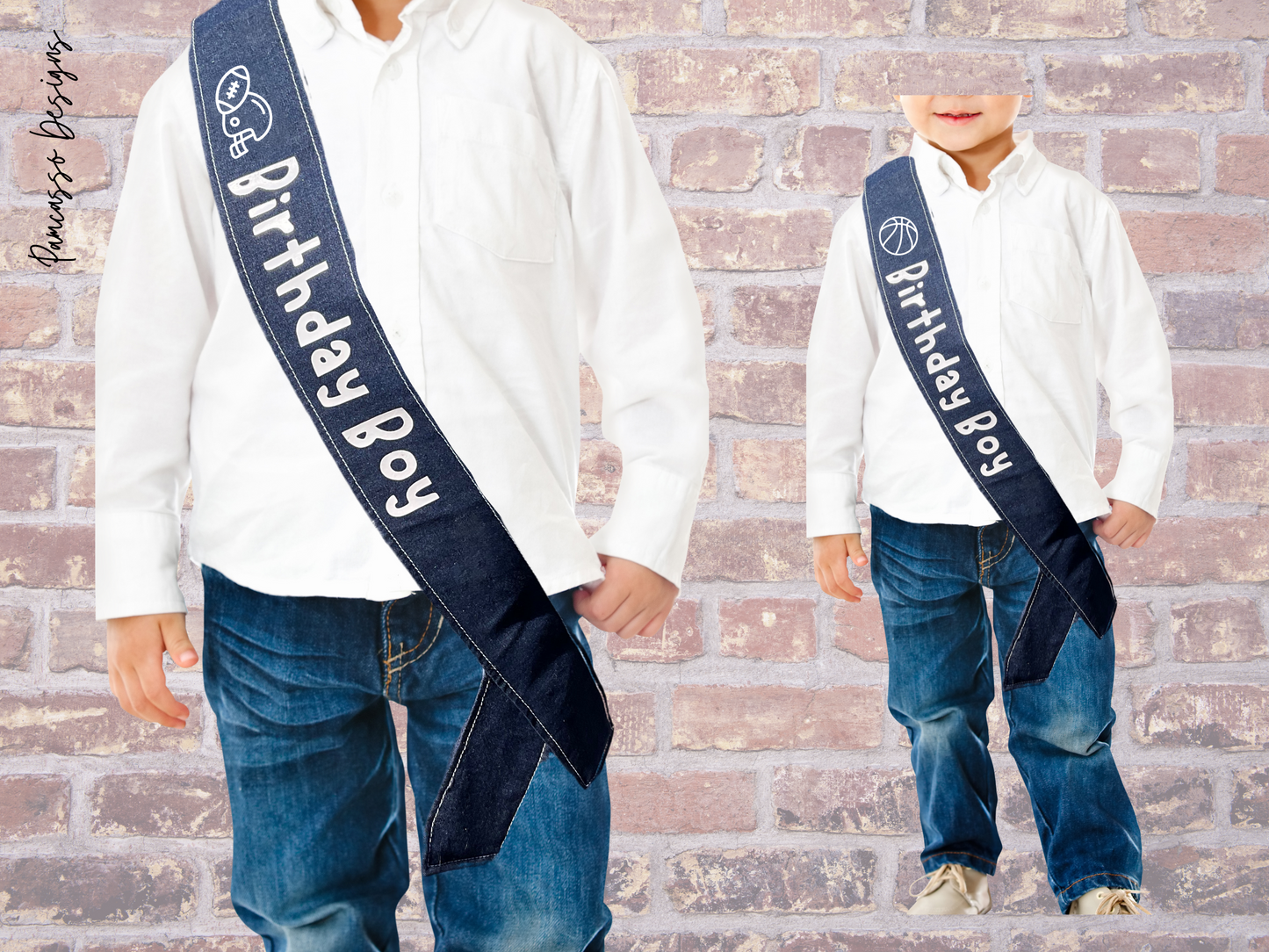 Sash | Dark Denim Party Sash