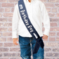 Sash | Dark Denim Party Sash