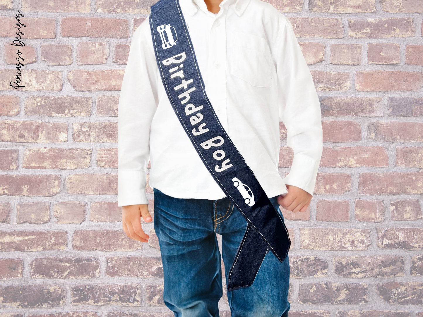 Sash | Dark Denim Party Sash