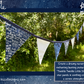 Twinkle Twinkle Little Star Nursery Bunting - Navy and Gray Baby Room Decor